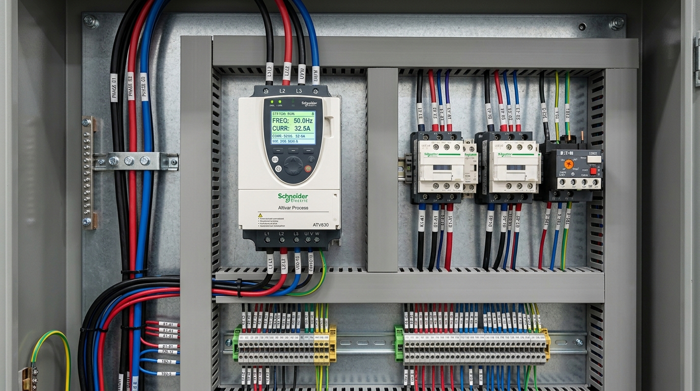 Light Industrial Motor Controls & VFD Cabinet