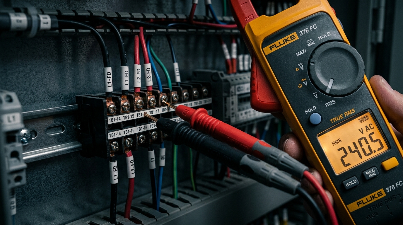 True-RMS load testing and systematic circuit verification performed on Standby & Portable Generator Installations calls.